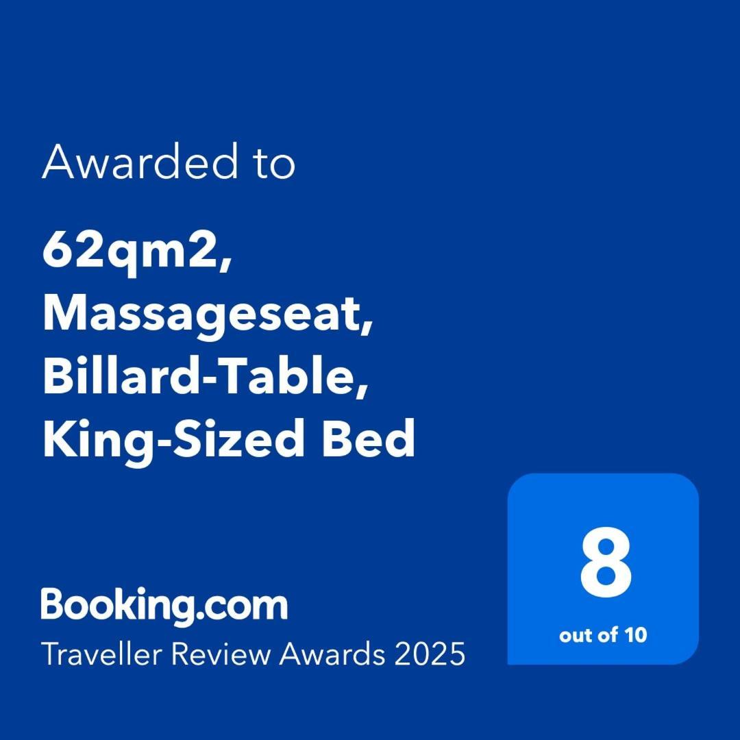 62Qm2, Massageseat, Billard-Table, King-Sized Bed Lejlighed Berlin Eksteriør billede